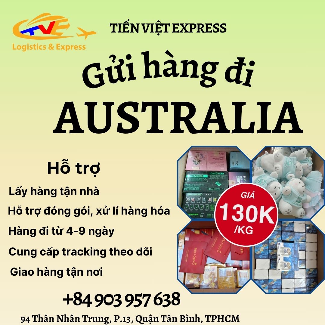 Gửi hàng đi Úc- Tiến Việt Express